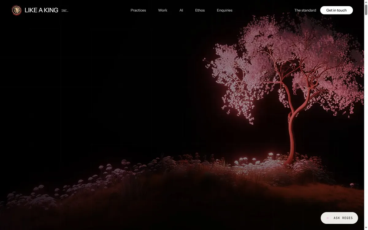 LIKE A KING INC. website