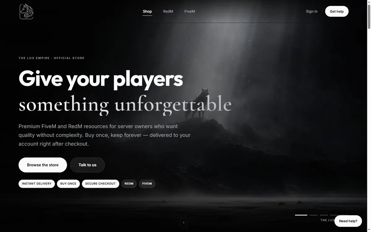 LXRCore store